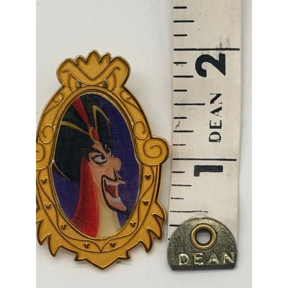 Disney Lenticular Villains Holographic Pin Jafar Aladdin LE 5000 Rare #2